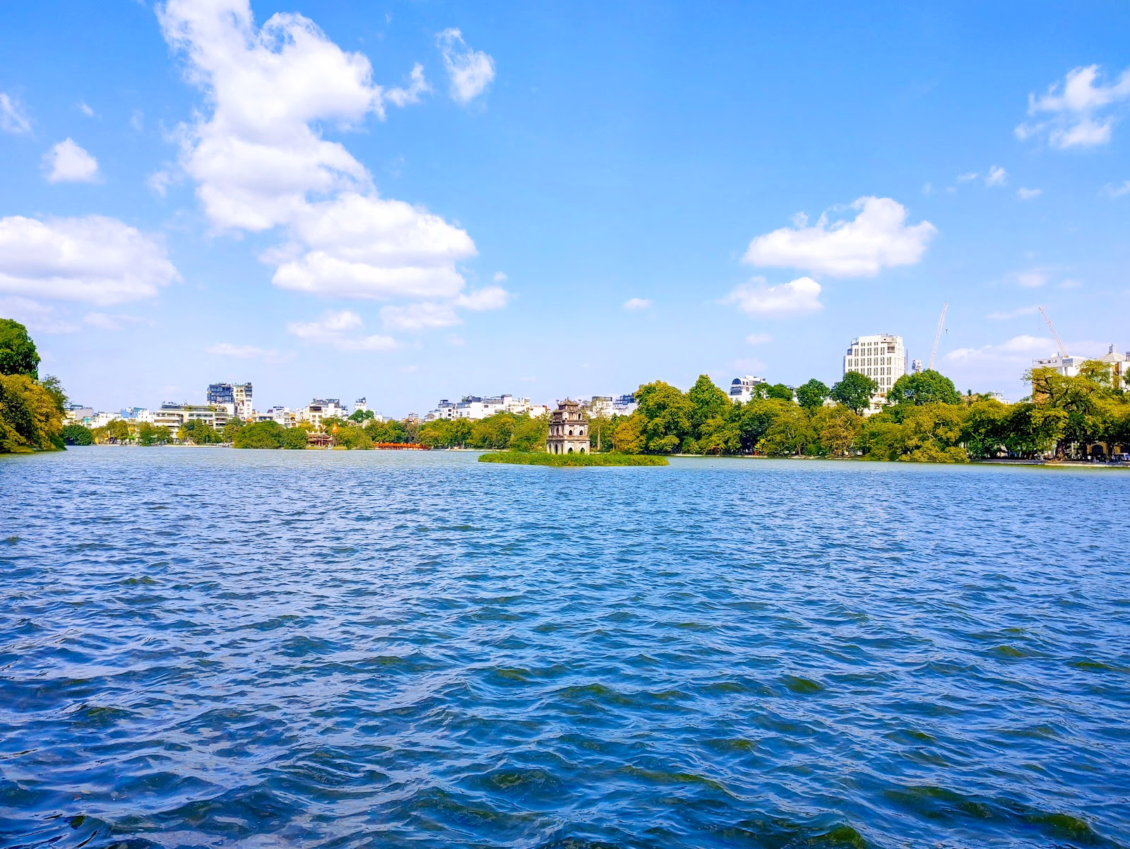 Admire the Iconic Turtle Tower at Hoan Kiem Lake