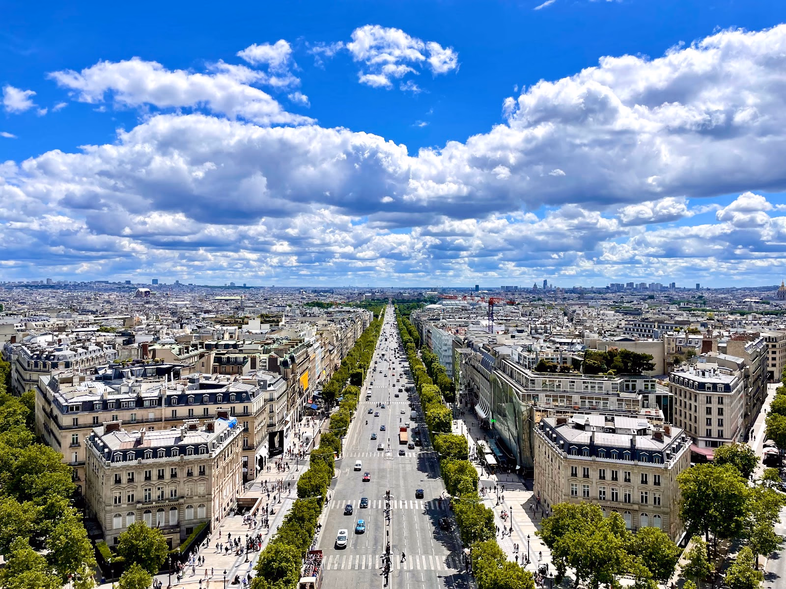 Strolling Down the Champs-Élysées