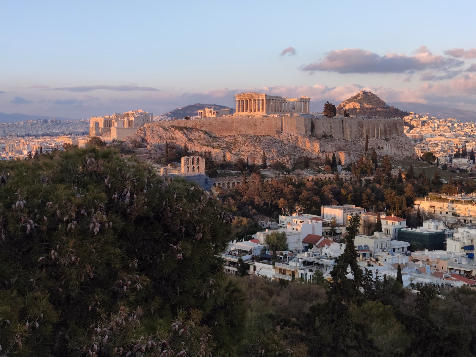 Hike to Panoramic Views from Philopappos Hill