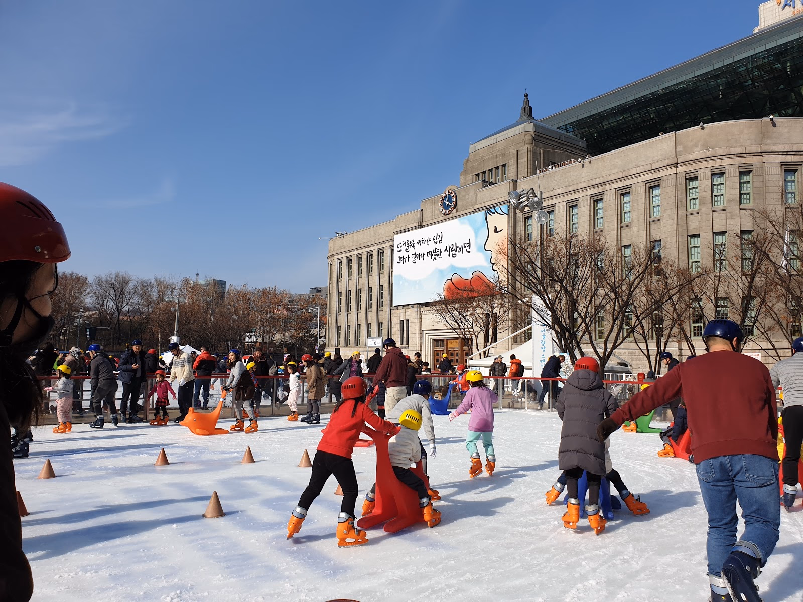 Glide Across the Ice at Seoul Plaza