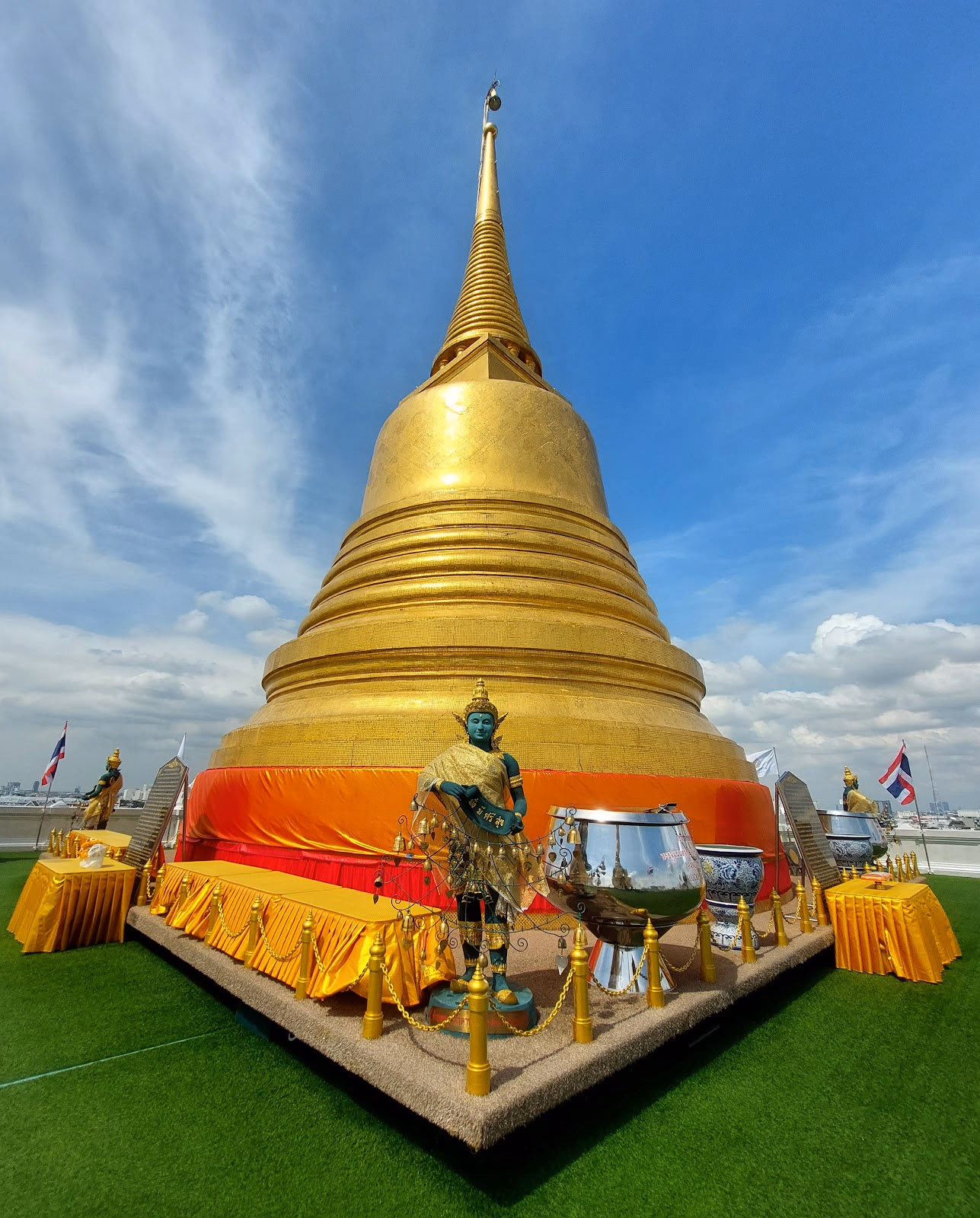 Visit Wat Saket for Stunning Panoramic Views