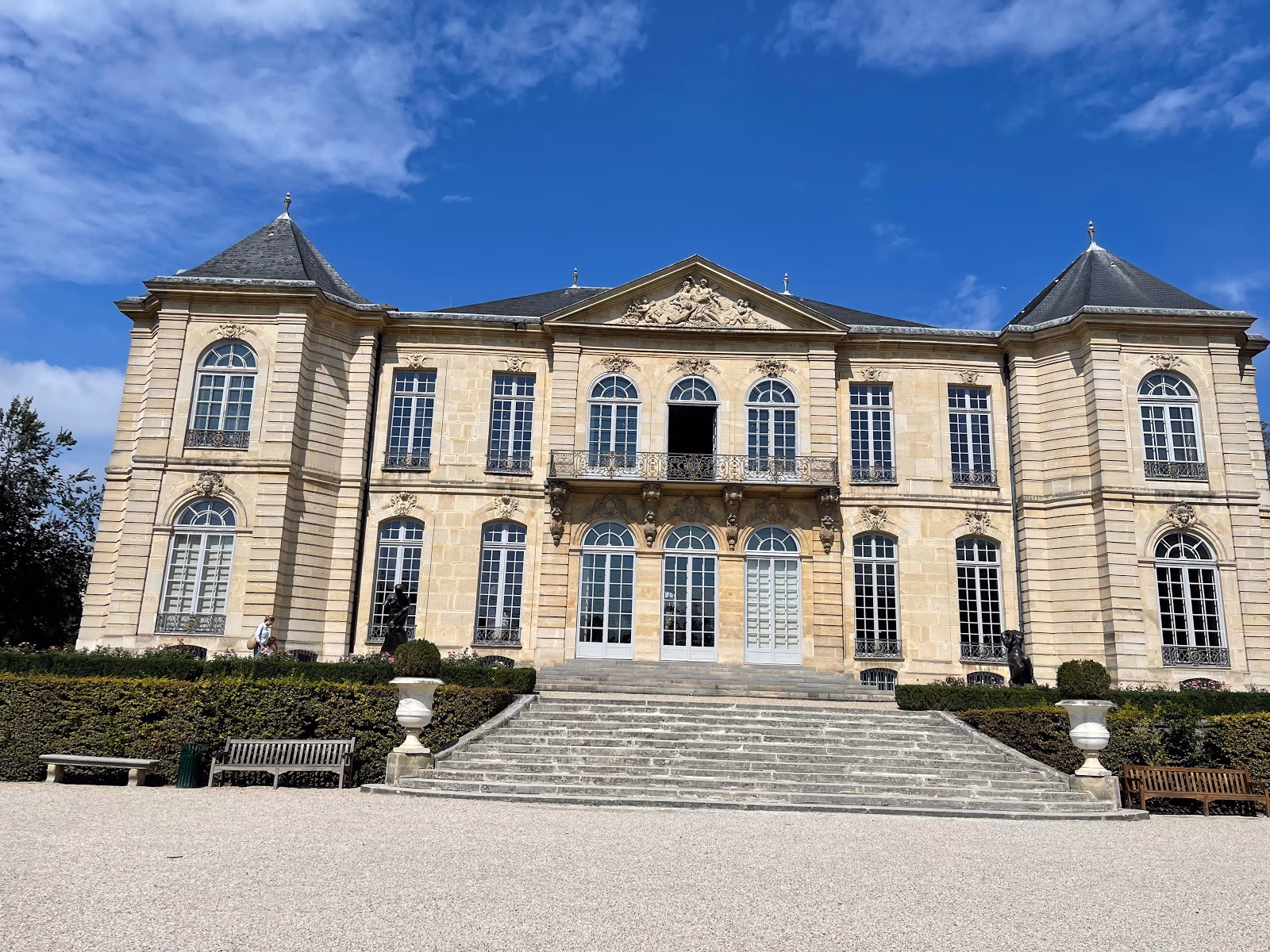 Rodin's Sculptures in a Beautiful Setting